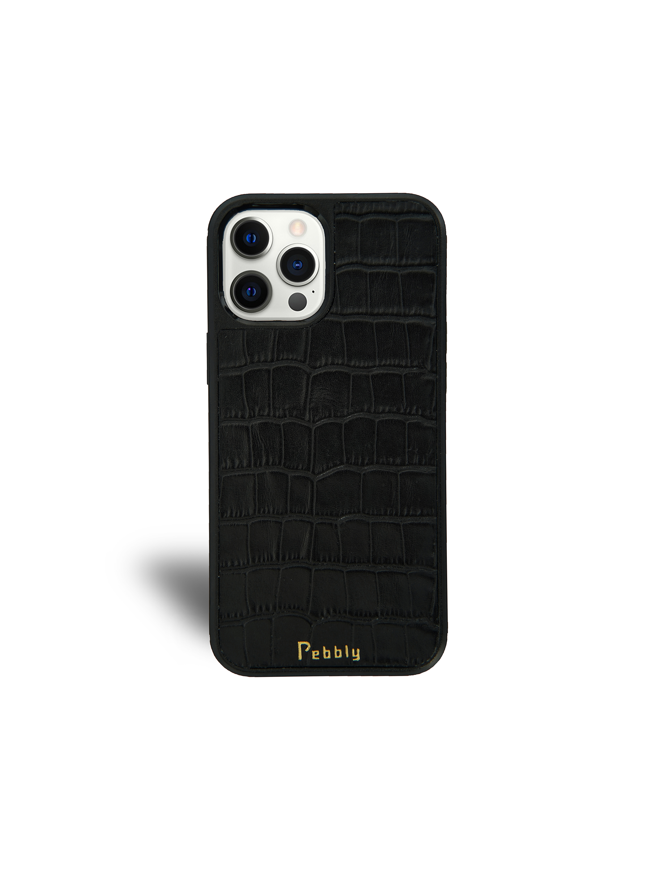 Black Croc iPhone 12 Pro Max Case